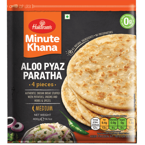 HALDIRAM'S Aloo Pyaz Paratha 4p