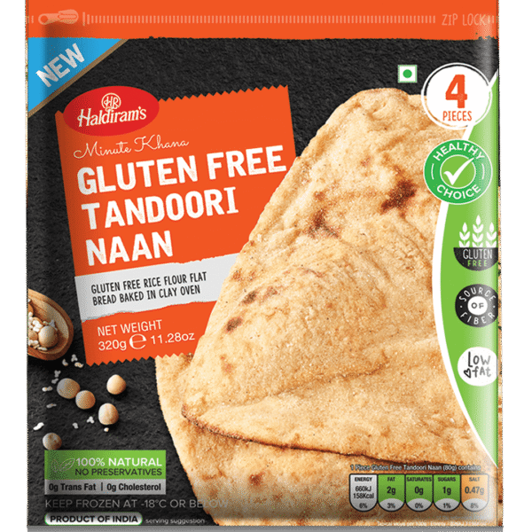HALDIRAM'S Gluten Free Naan 4p
